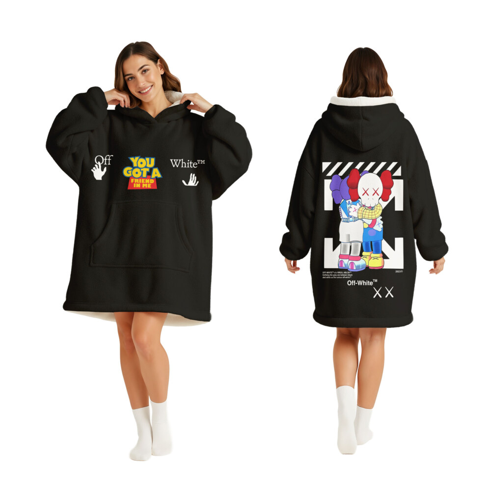 OFF WHITE, Kaws - Oodie Blanket Hoodie