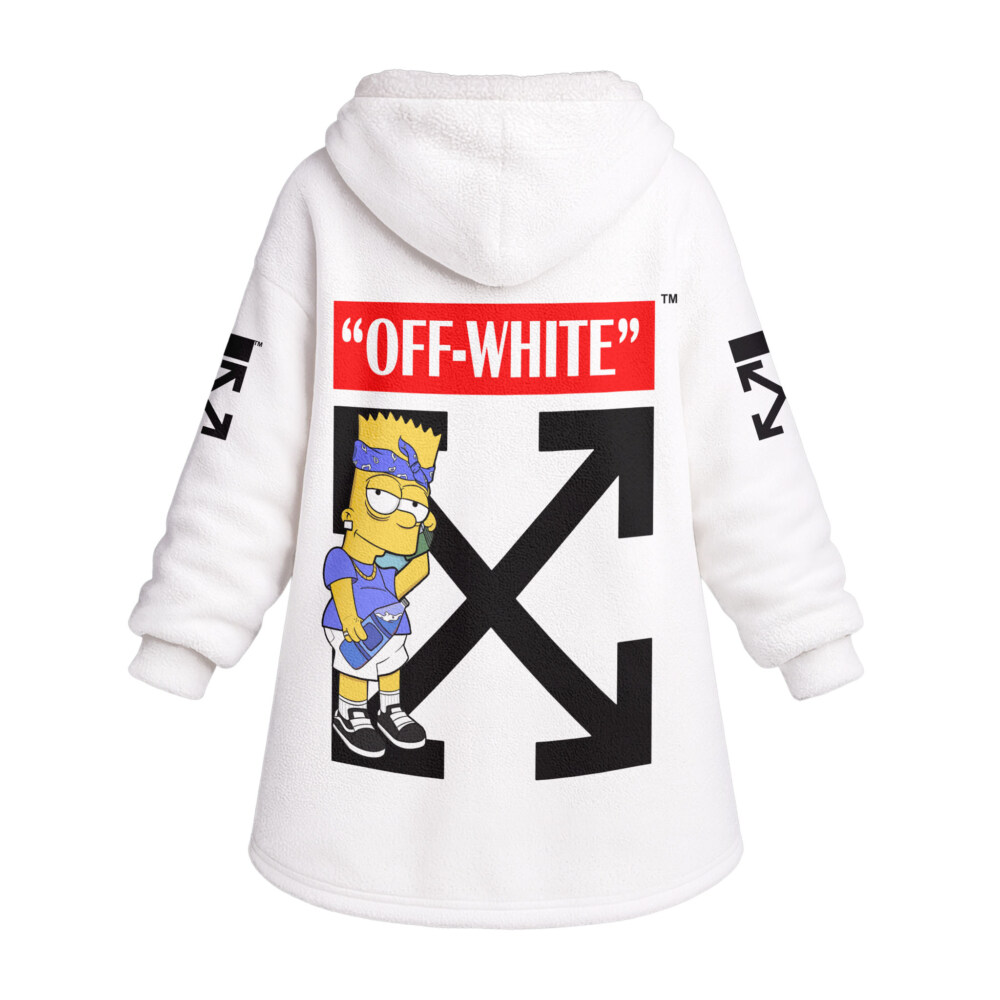 OFF WHITE, Bart Simpson - Oodie Blanket Hoodie