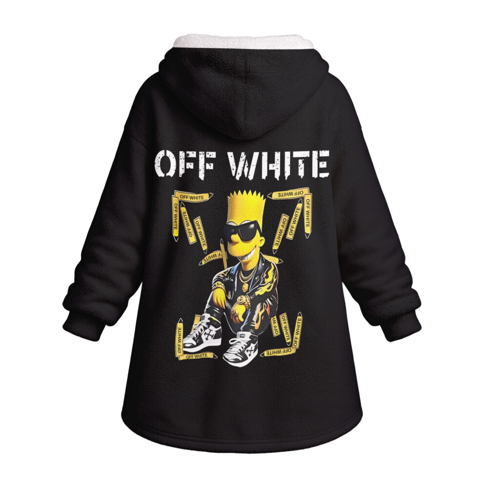 OFF WHITE, Bart Simpson - Oodie Blanket Hoodie
