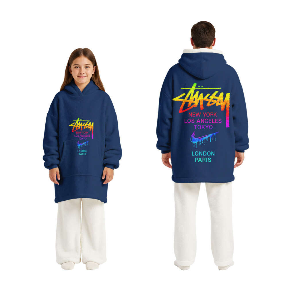 STUSSY, NIKE - Oodie Blanket Hoodie