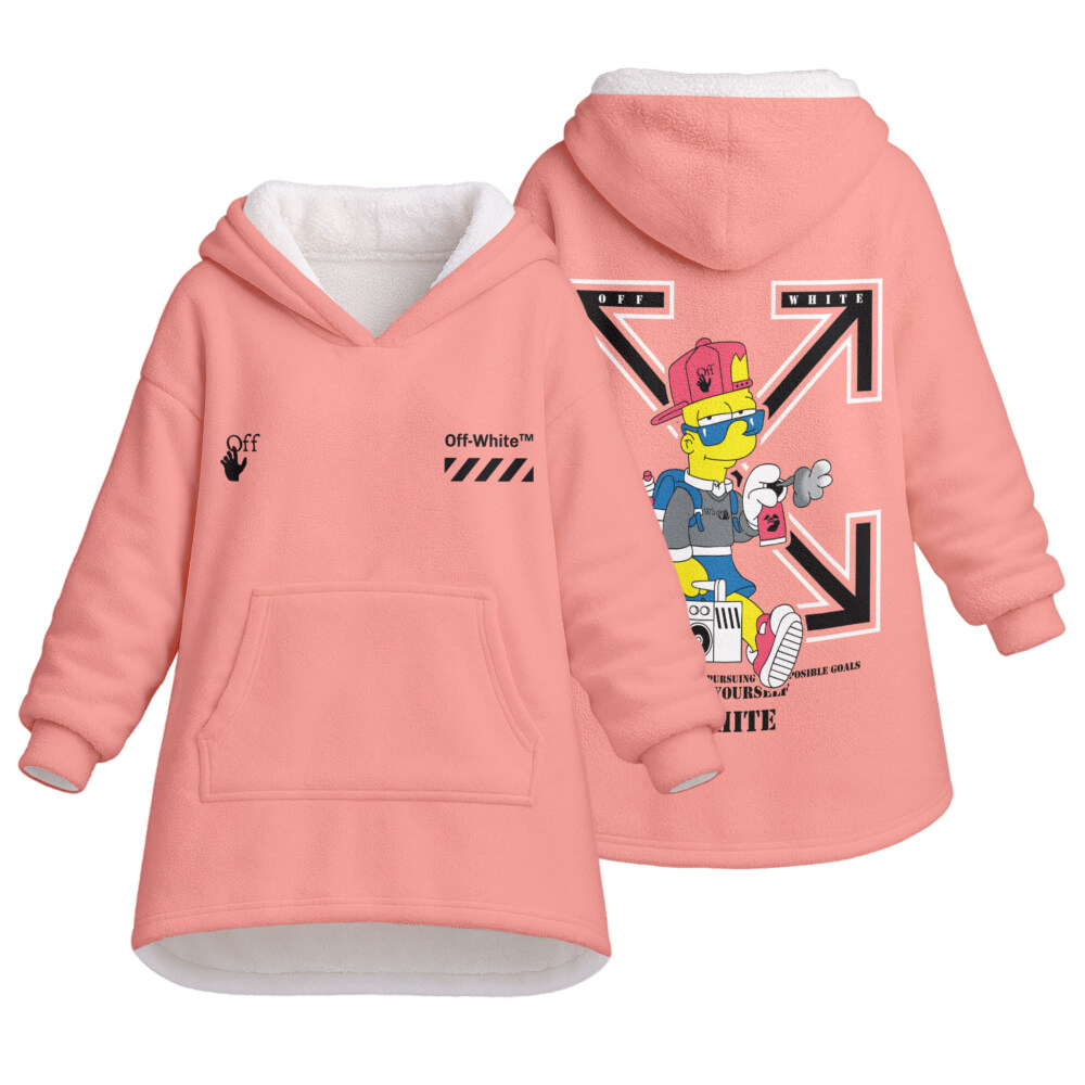 OFF WHITE, Bart Simpson - Oodie Blanket Hoodie