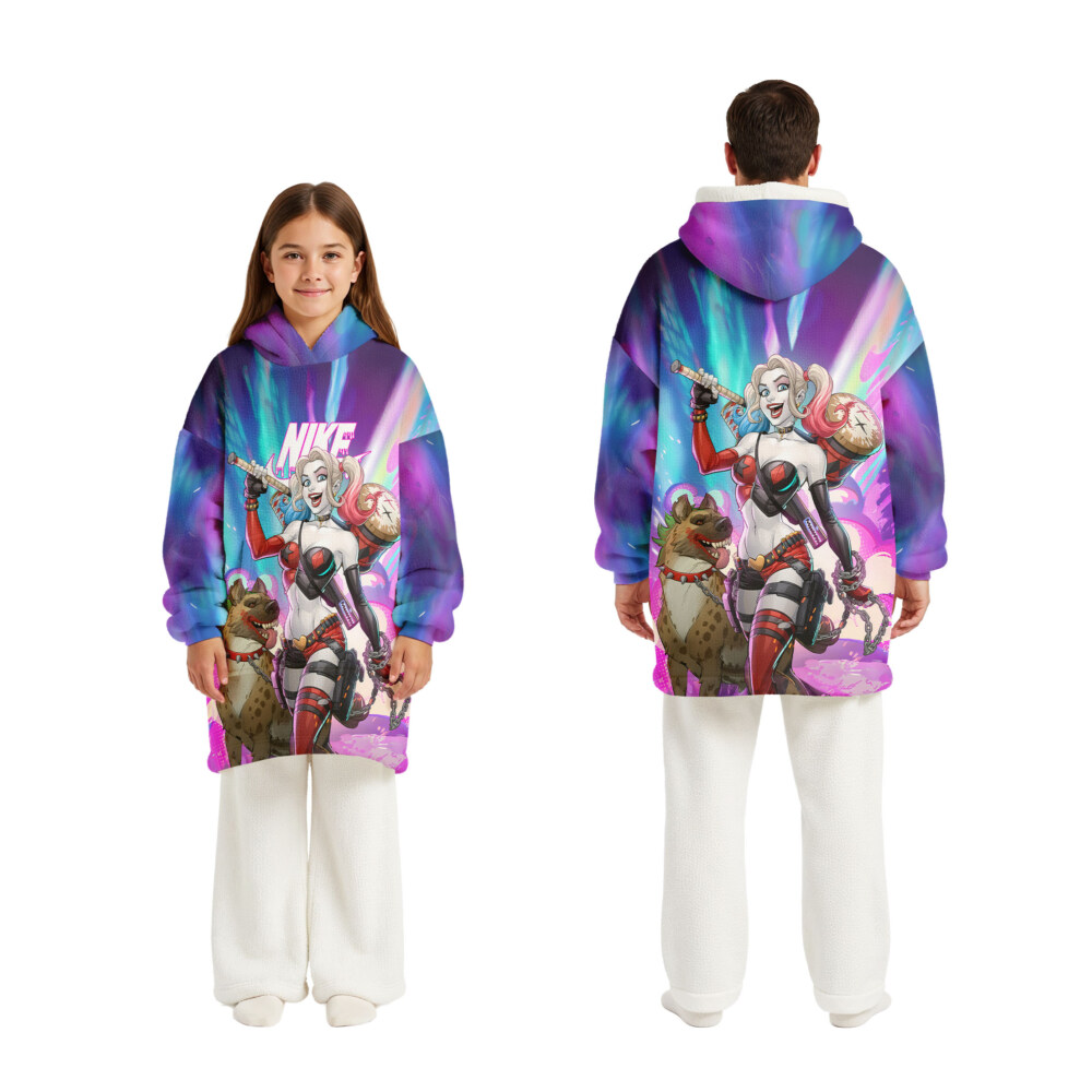 NIKE, Harley Quinn - Oodie Blanket Hoodie