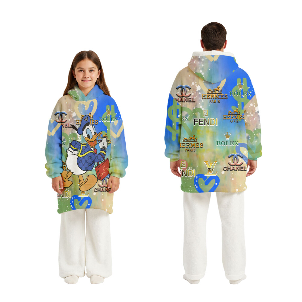 Luxury Brand, Donald Duck - Oodie Blanket Hoodie