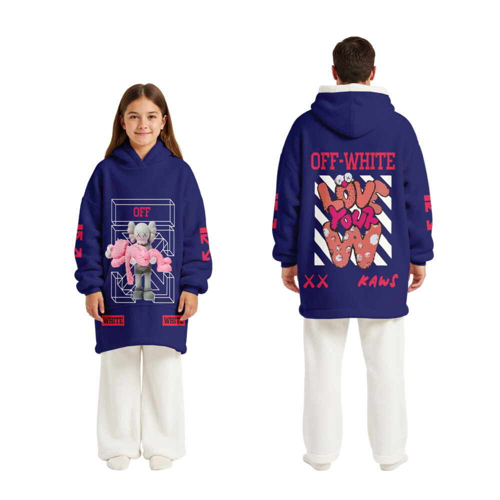 OFF WHITE, Kaws - Oodie Blanket Hoodie