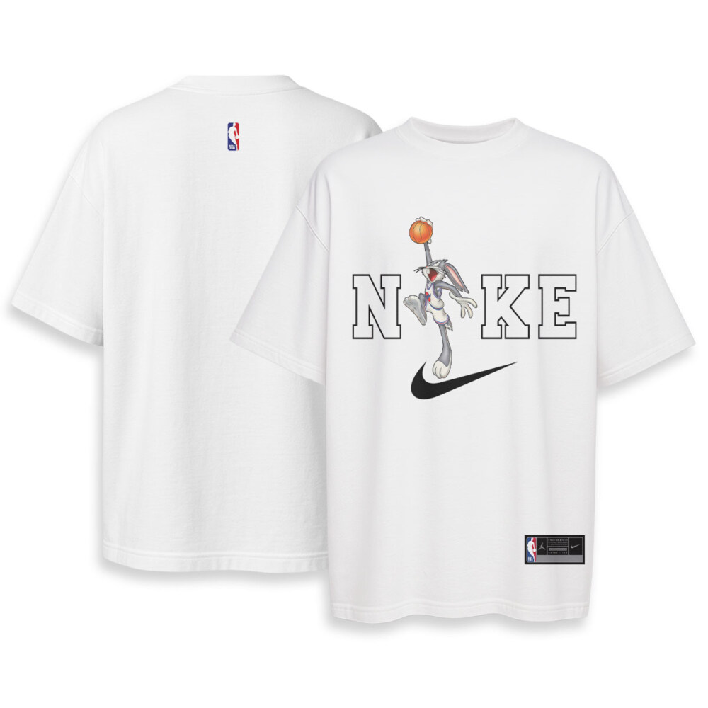 NIKE, Bugs Bunny Basketball - Oversized Boxy Tee