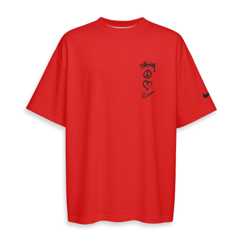 STUSSY, NIKE - Oversized Boxy Tee