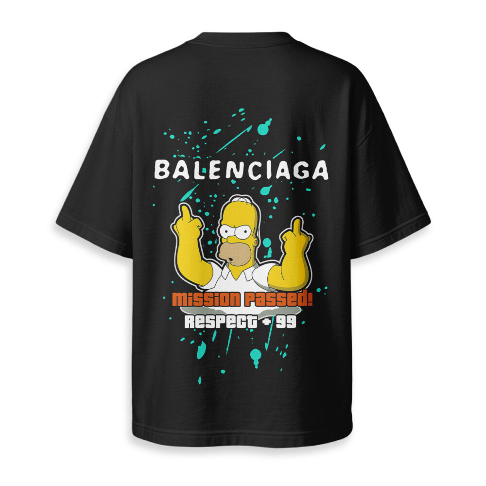 The Simpsons, BALENCIAGA - Oversized Boxy Tee