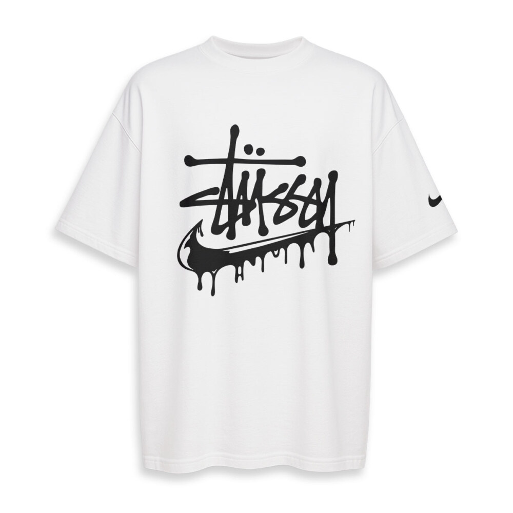 Stussy, NIKE - Oversized Boxy Tee