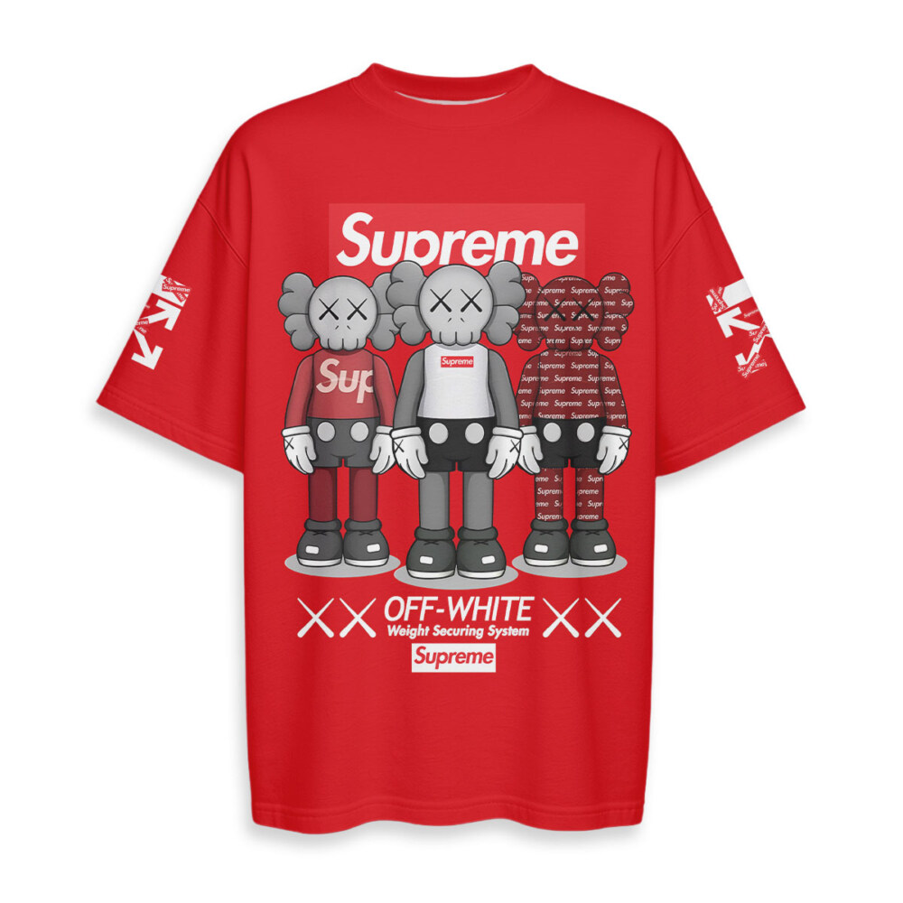 OFF WHITE, Supreme, Kaws - Oversized Boxy Tee