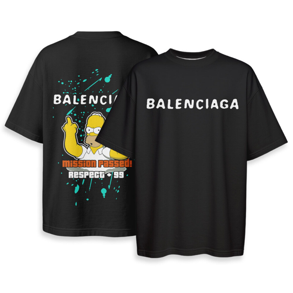 The Simpsons, BALENCIAGA - Oversized Boxy Tee