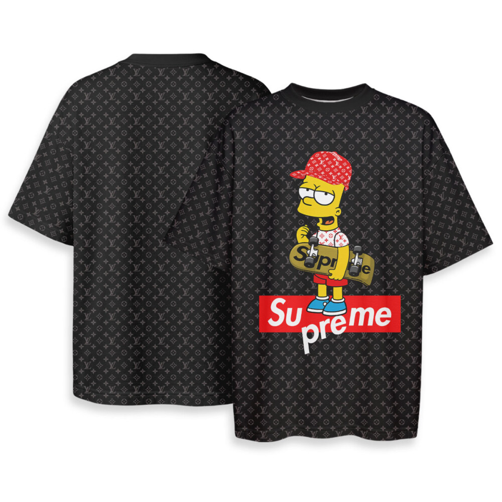 SUPREME, Bart Simpson - Oversized Boxy Tee