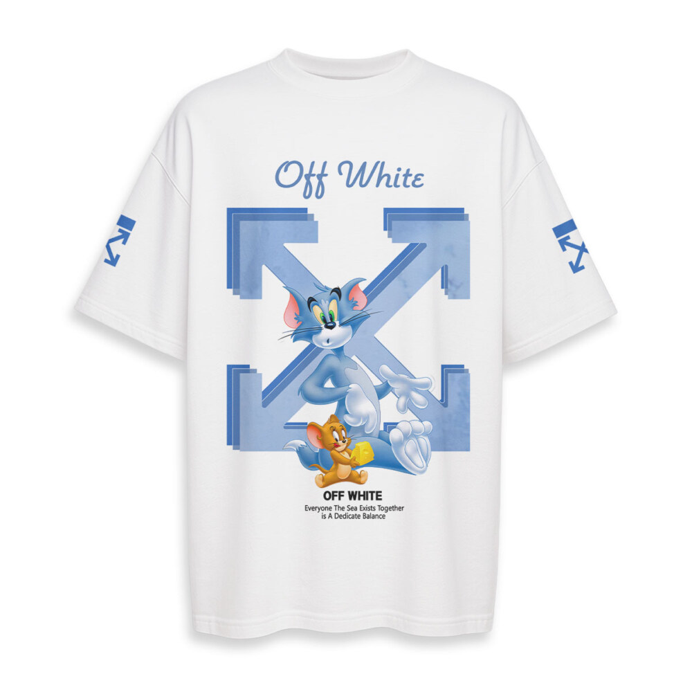 OFF WHITE, Tom and Jerry - Oversized Boxy Tee