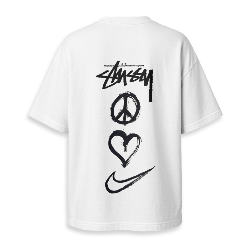 STUSSY, NIKE - Oversized Boxy Tee