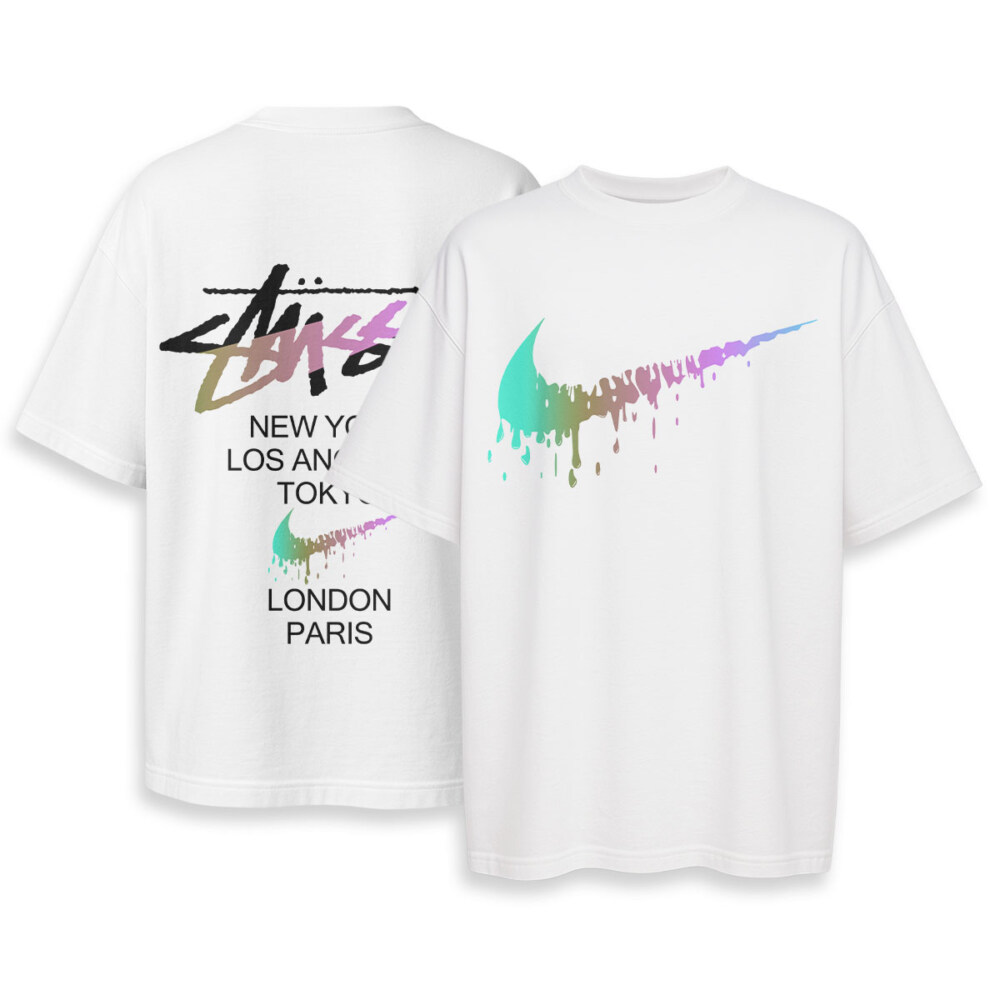 STUSSY - Oversized Boxy Tee