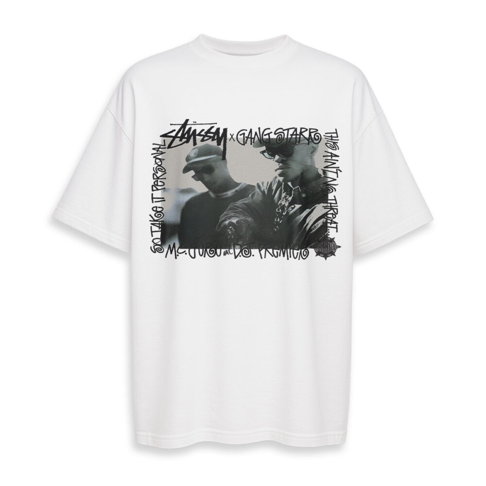 STUSSY Gangster - Oversized Boxy Tee