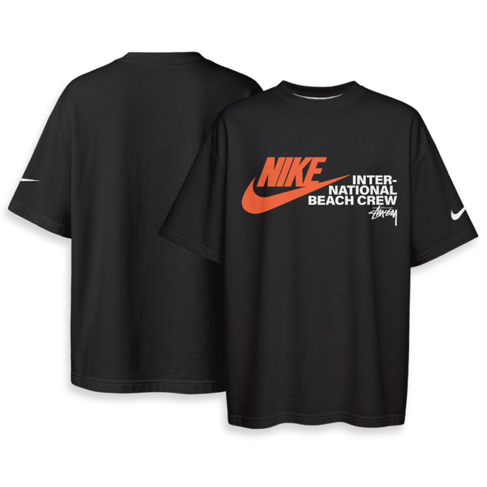 STUSSY, NIKE - Oversized Boxy Tee
