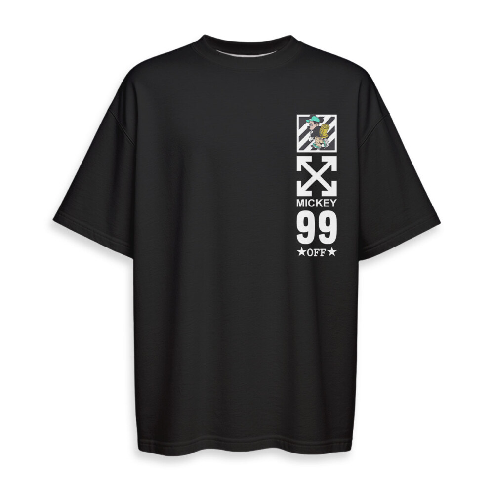 OFF WHITE, Mickey Mouse - Oversized Boxy Tee
