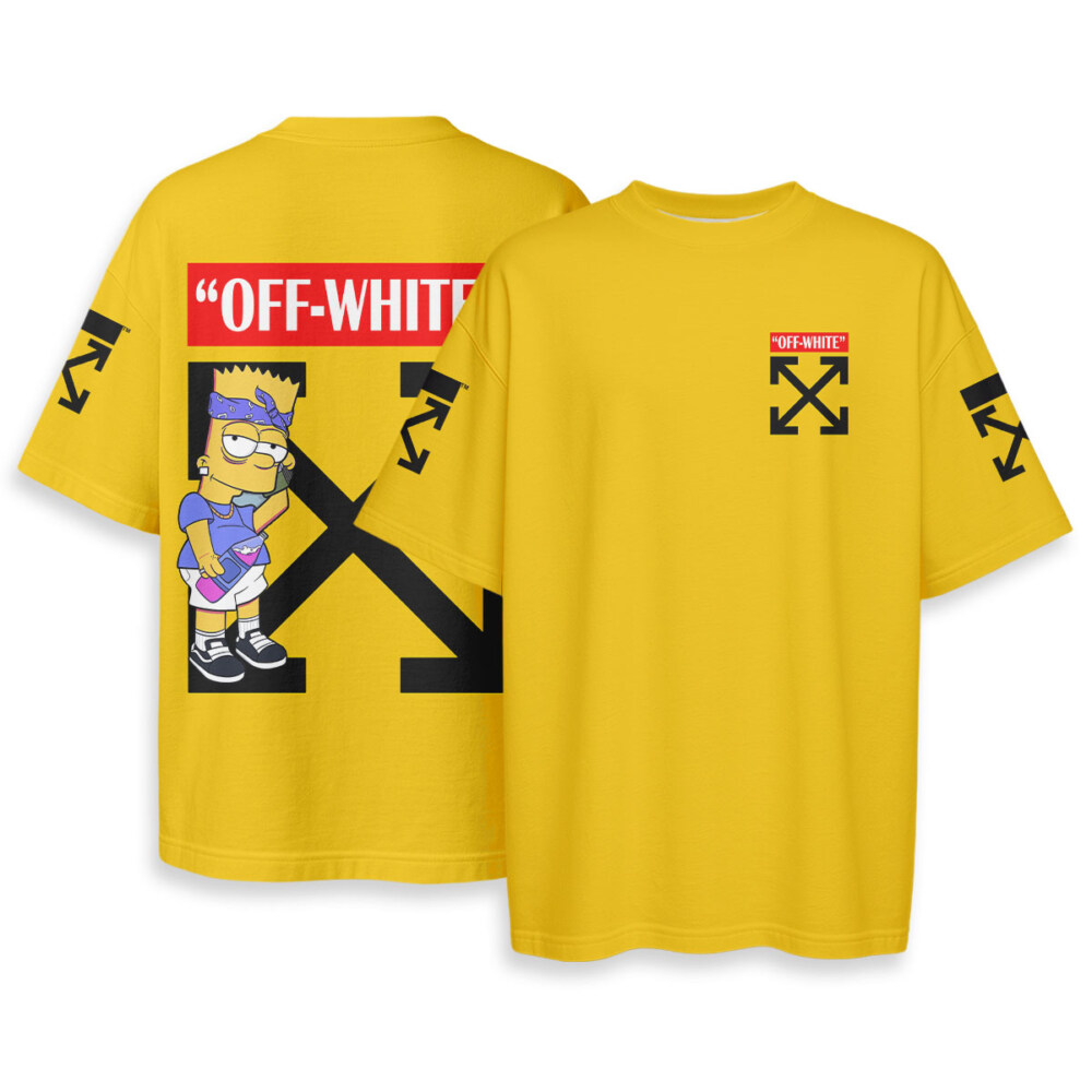 OFF WHITE, Bart Simpson - Oversized Boxy Tee