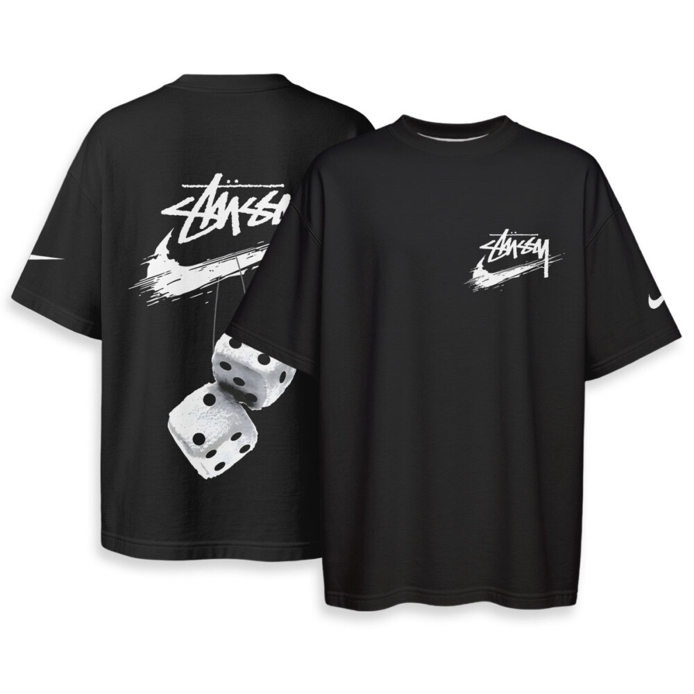 STUSSY, NIKE - Oversized Boxy Tee