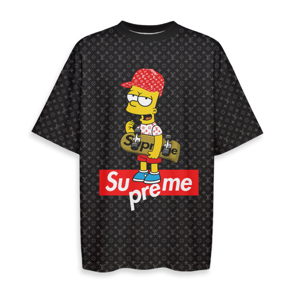 SUPREME, Bart Simpson - Oversized Boxy Tee