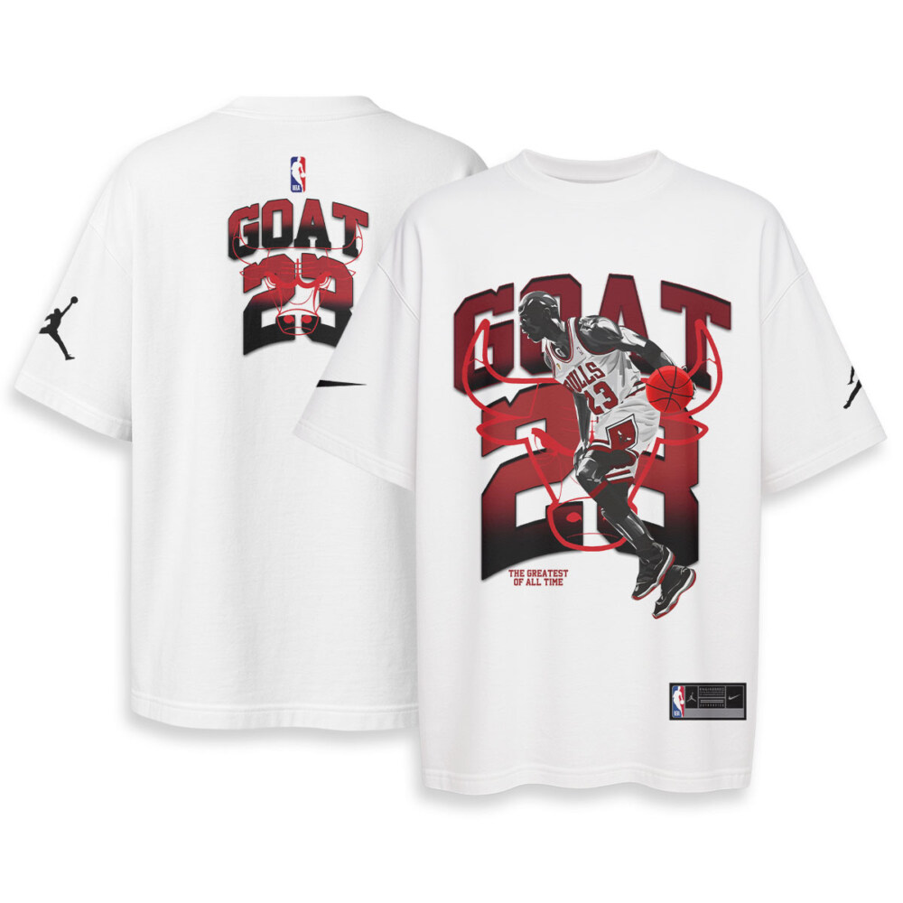 Michael Jordan, Chicago Bulls - Oversized Boxy Tee