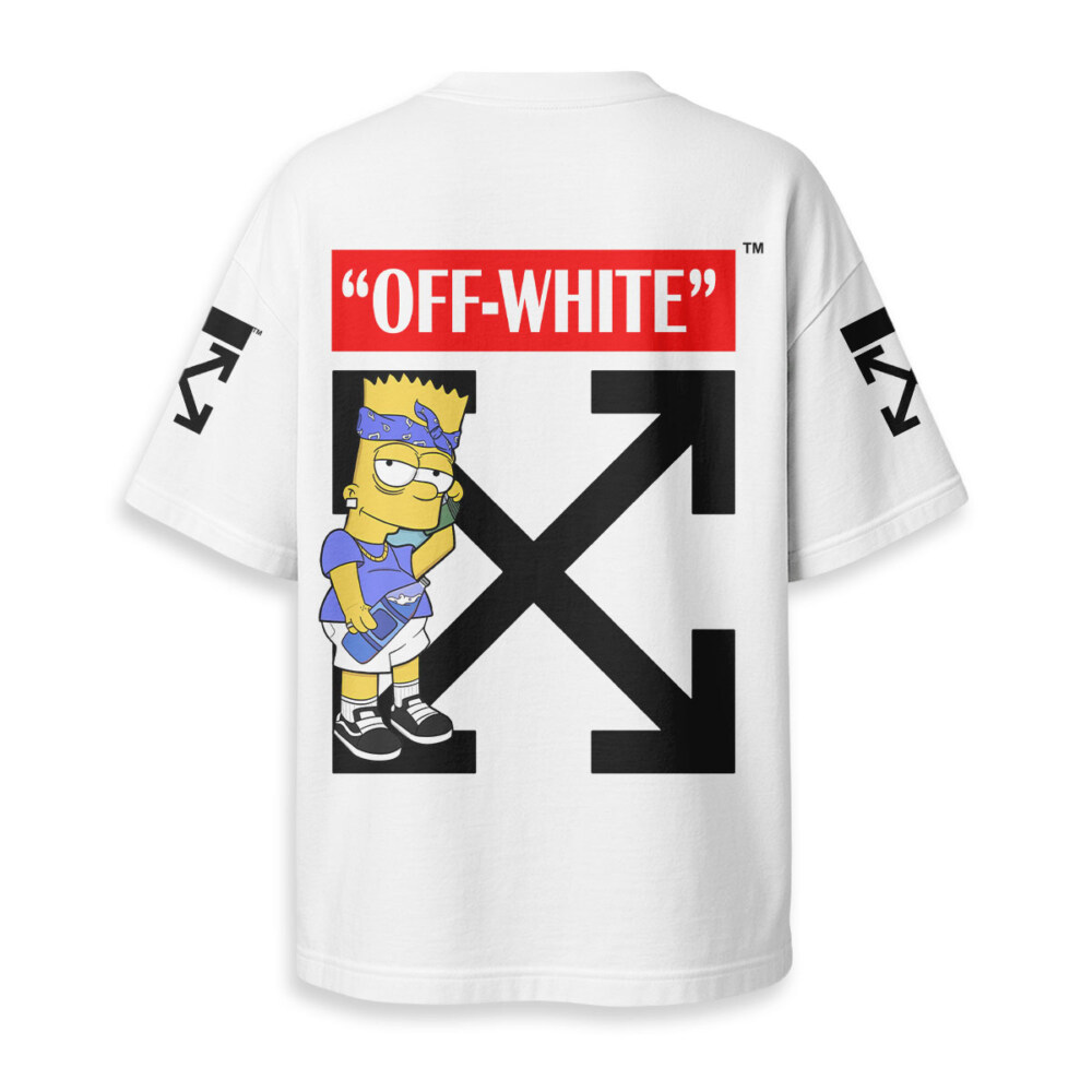 OFF WHITE, Bart Simpson - Oversized Boxy Tee