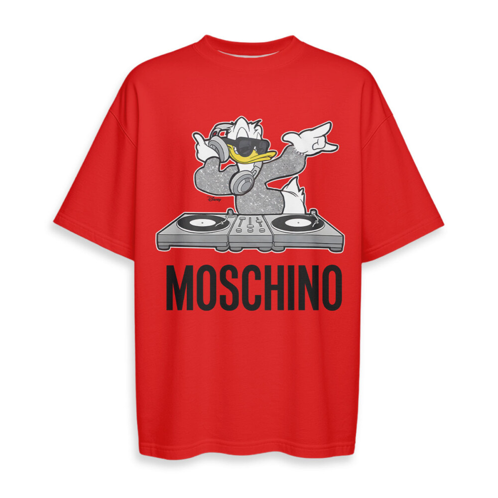 Moschino, Donald Duck - Oversized Boxy Tee