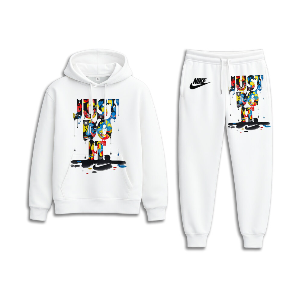 Just Do It -NIKE - Unisex Hoodie Joggers Set