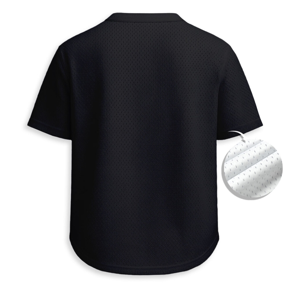 NIKE, Deadpool - Unisex V-Neck Mesh Tee - Relaxed Fit