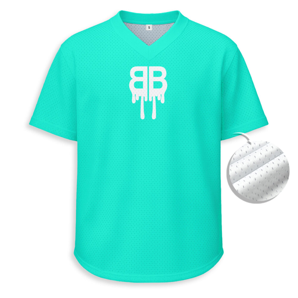 Balenciaga - Unisex V-Neck Mesh Tee - Relaxed Fit