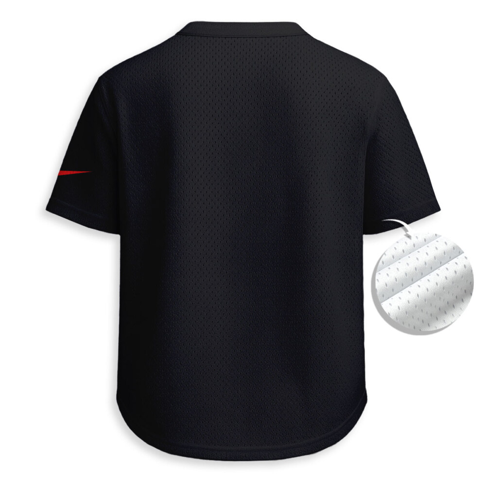 Basketball - Unisex V-Neck Mesh Tee - Relaxed Fit