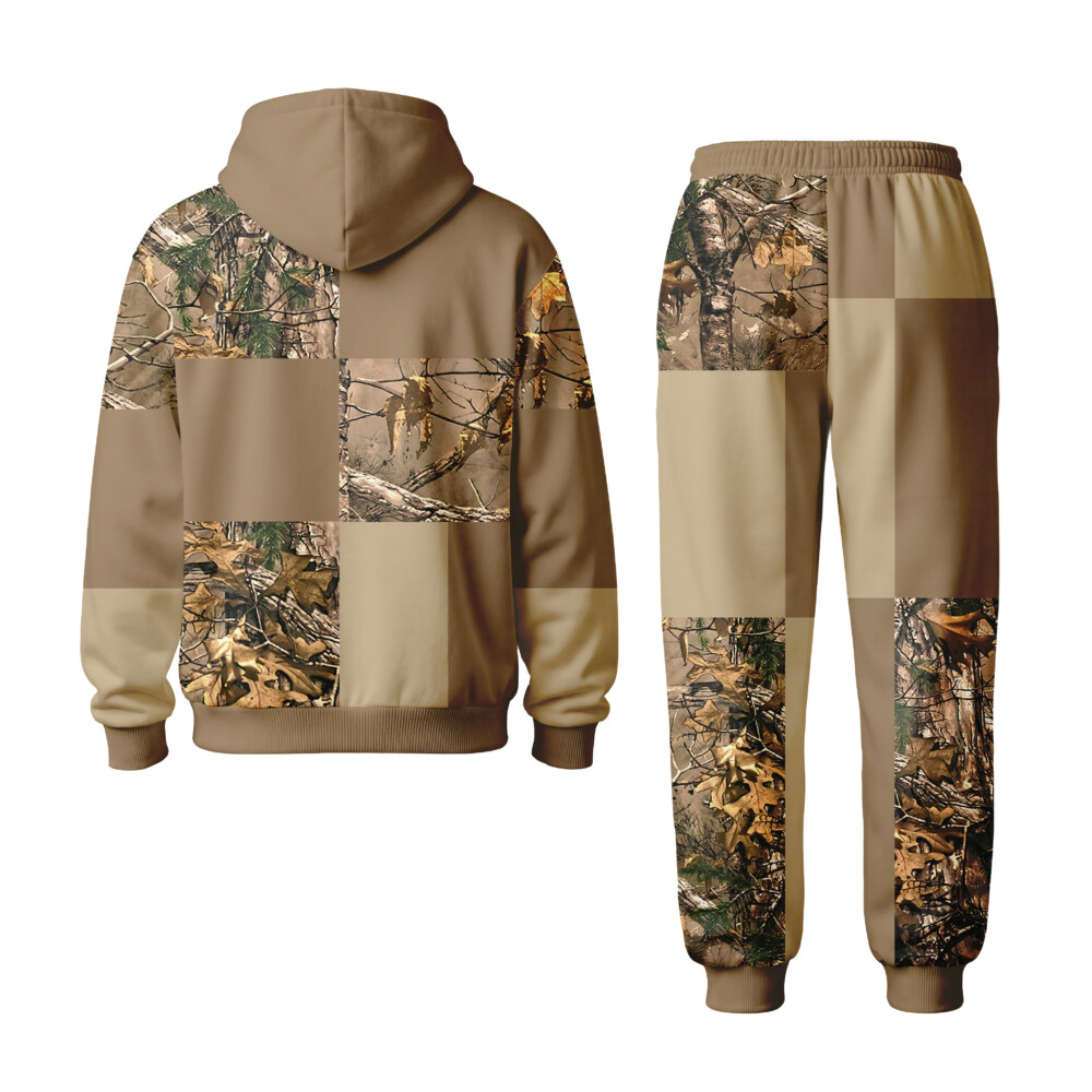 NIKE Camo Brown - Unisex Hoodie Joggers Set