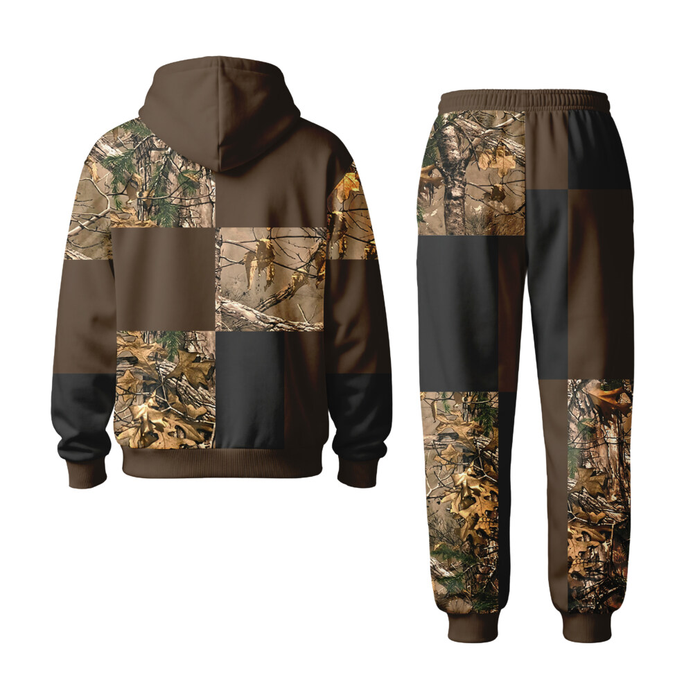 NIKE Camo Brown - Unisex Hoodie Joggers Set