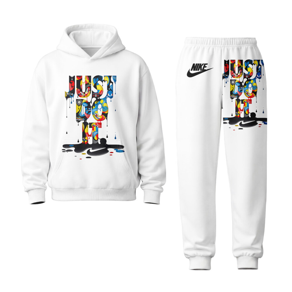 JUST DO IT -NIKE - Unisex Hoodie Joggers Set