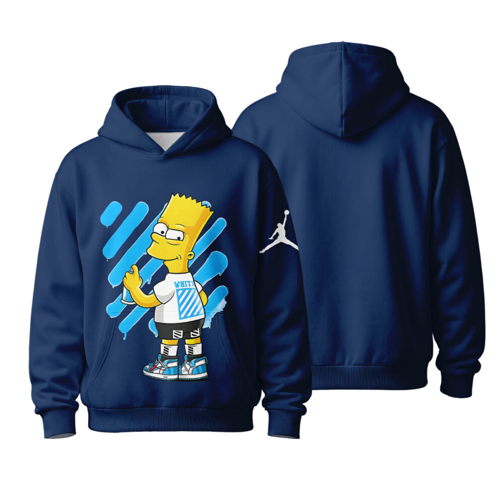 OFF WHITE, Bart Simpson - Hoodie (Adult & Kids)