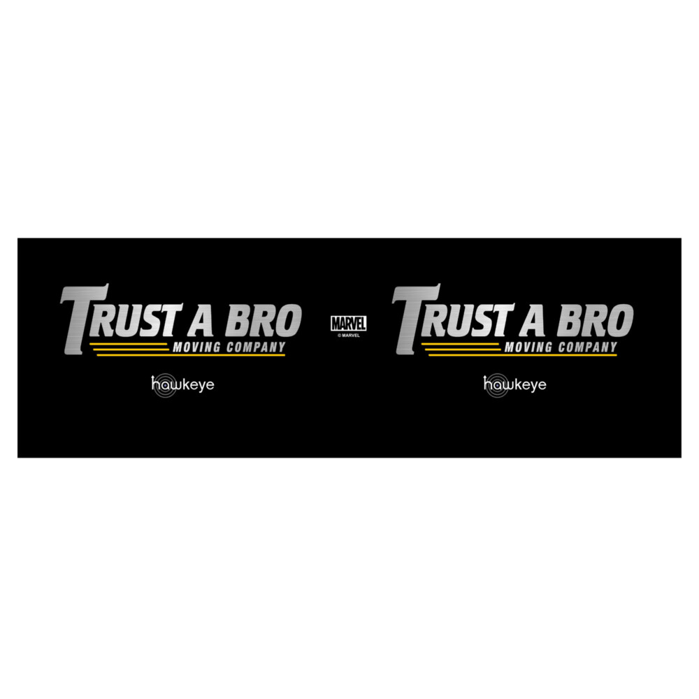 Marvel Hawkeye Trust a Bro Moving Company Logo  Adult Stainless Steel Tumbler w/Lid