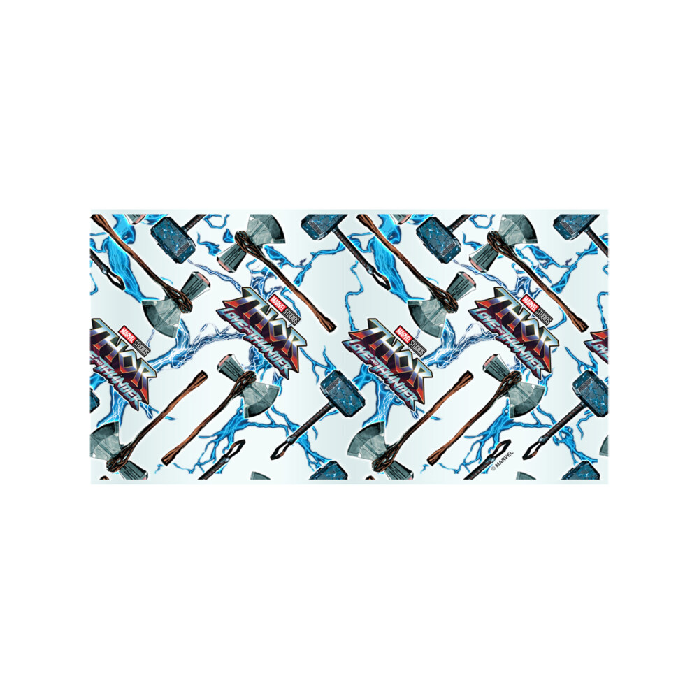 Marvel: Thor: Love and Thunder Electric Stormbreaker and Mjolnir  Adult Tritan Can Shaped Drinking Cup