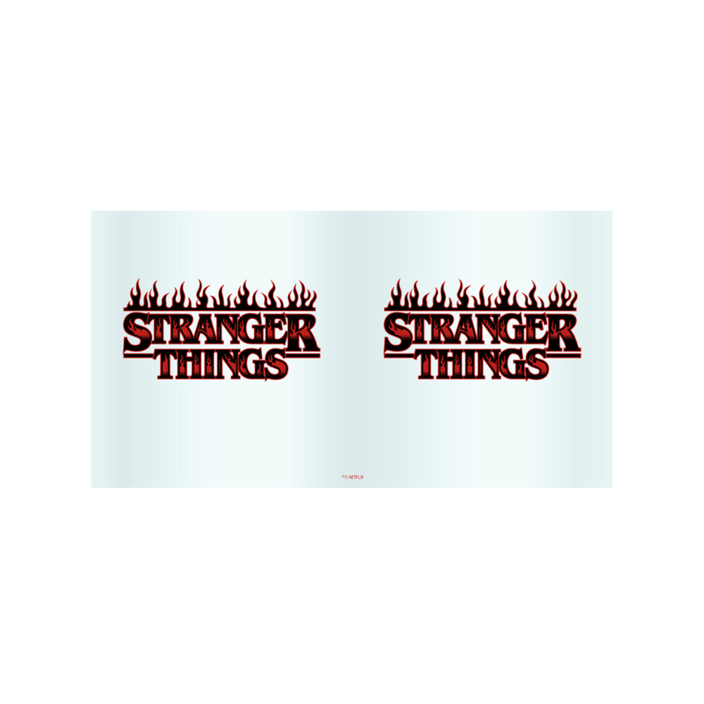 Stranger Things Burning Main Logo  Adult Tritan Can Shaped Drinking Cup
