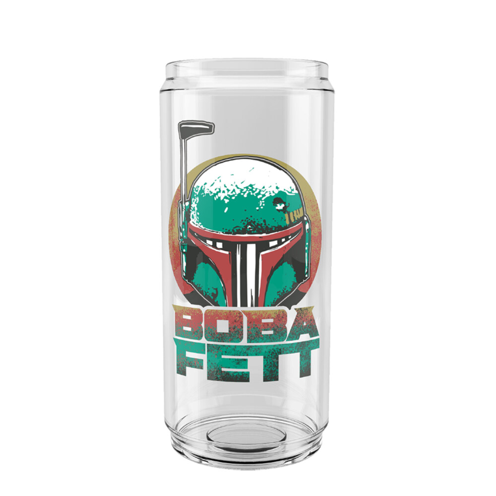 Star Wars: The Book of Boba Fett Distressed Retro Helmet  Adult Tritan Can Shaped Drinking Cup