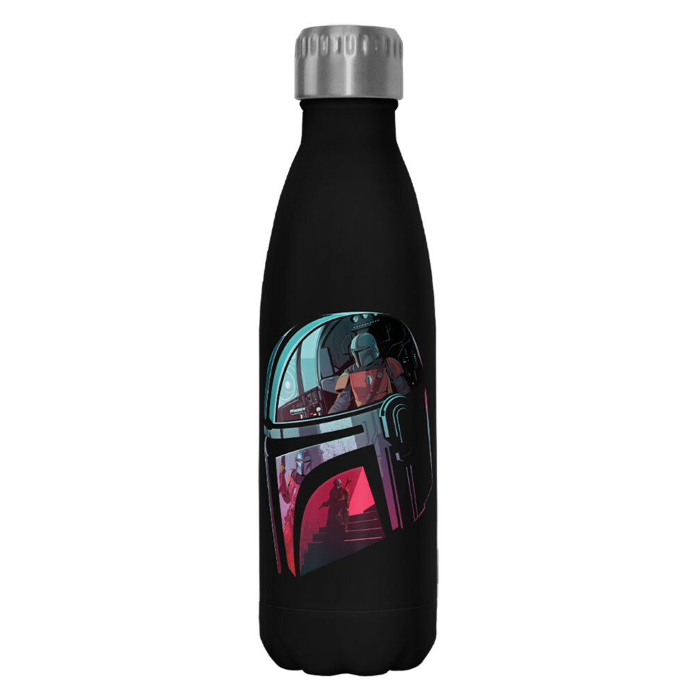 Star Wars: The Mandalorian Helmet Reflection  Adult Stainless Steel Water Bottle