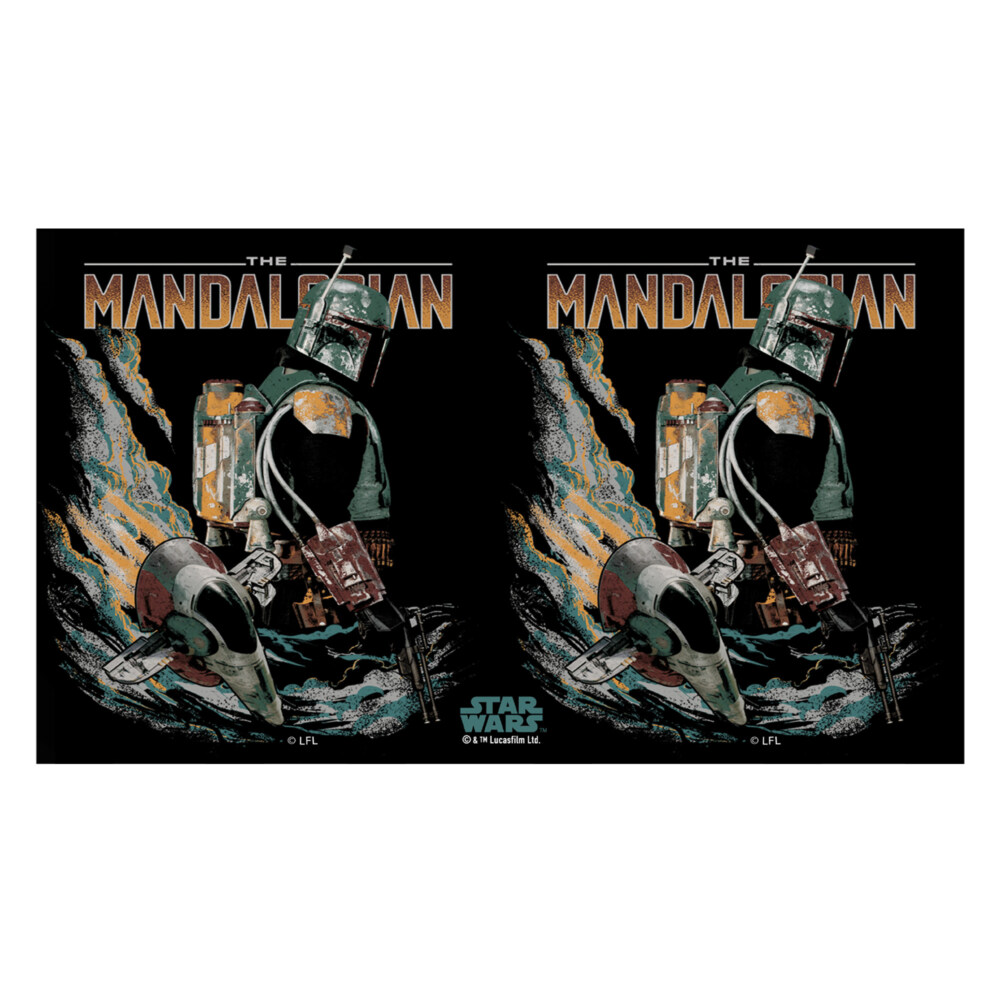Star Wars: The Mandalorian Retro Logo  Adult Stainless Steel Water Bottle