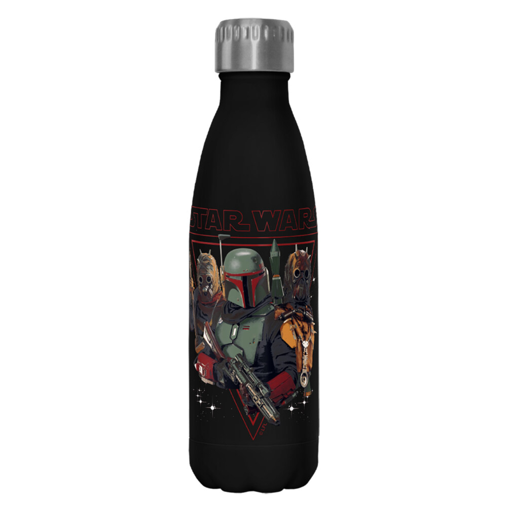 Star Wars: The Book of Boba Fett Bounty Hunting  Adult Stainless Steel Water Bottle