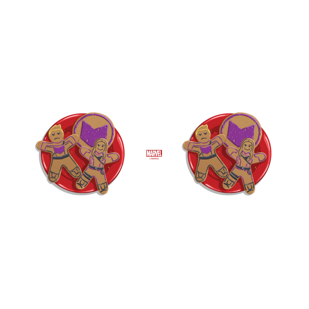 Marvel Hawkeye Gingerbread People  Adult Stainless Steel Tumbler w/Lid