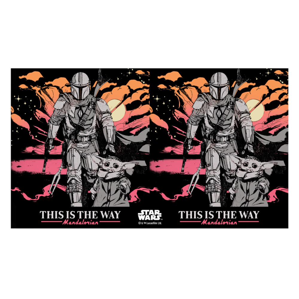 Star Wars: The Mandalorian Hero's of the Galaxy  Adult Stainless Steel Water Bottle