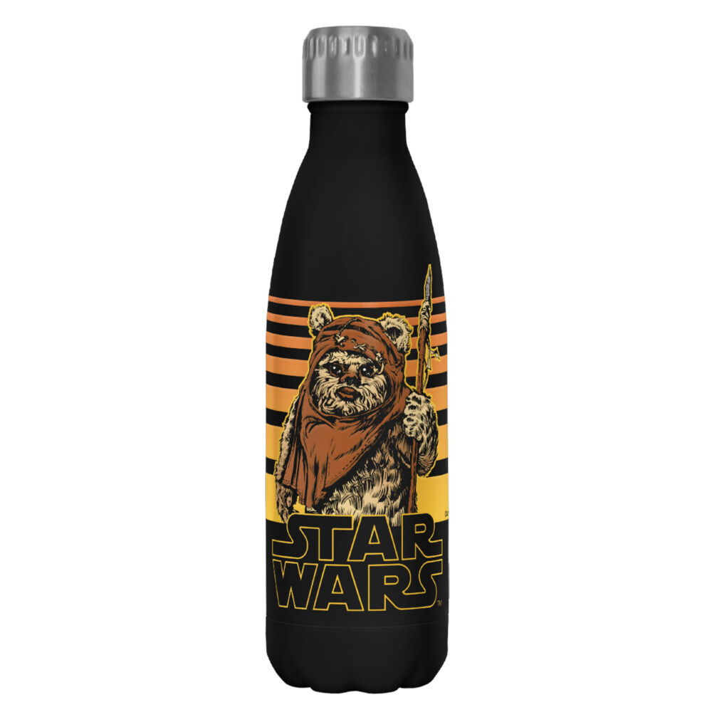 Star Wars Wicket Ewok Stripes  Adult Stainless Steel Water Bottle