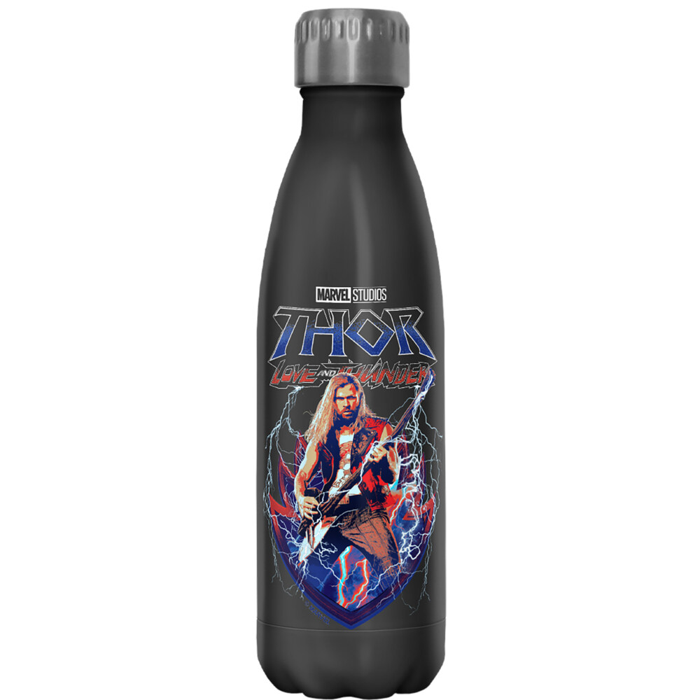 Marvel: Thor: Love and Thunder Thor Stormbreaker Electric Guitar  Adult Stainless Steel Water Bottle