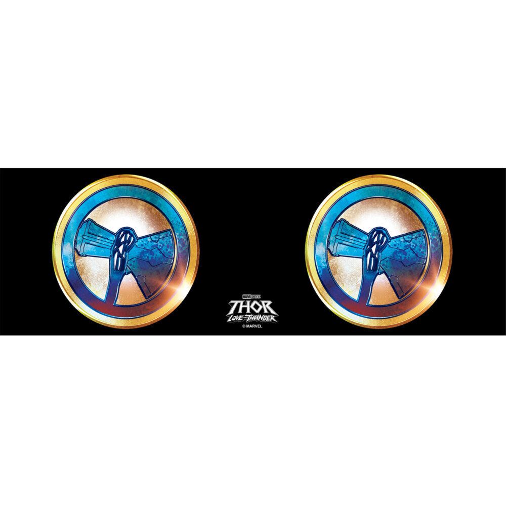 Marvel: Thor: Love and Thunder Stormbreaker Emblem  Adult Stainless Steel Tumbler w/Lid