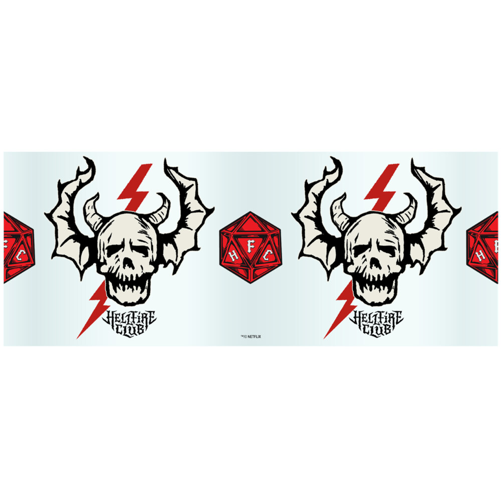 Stranger Things Hellfire Club Skeleton  Adult Tritan Drinking Cup