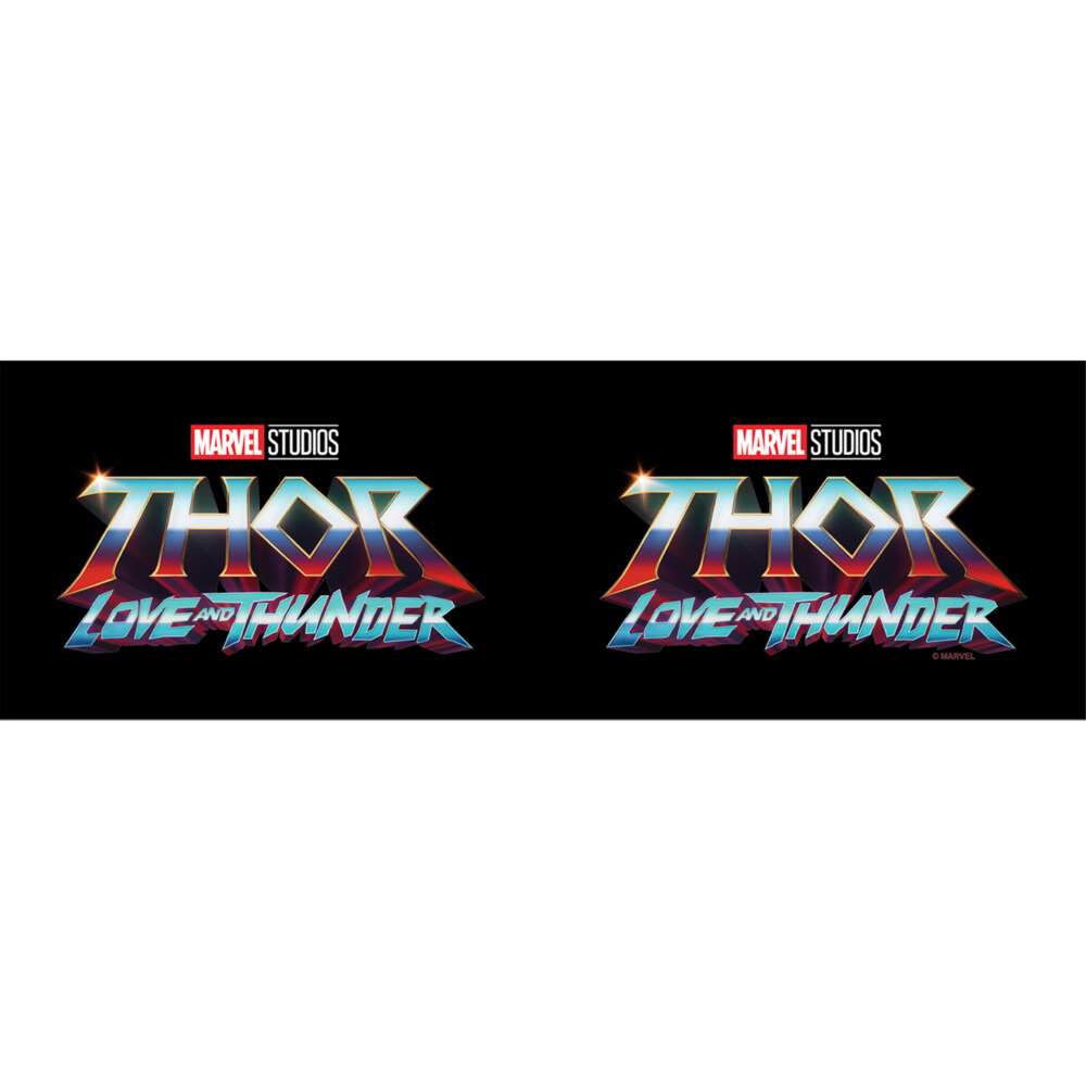 Marvel: Thor: Love and Thunder Metallic Logo  Adult Stainless Steel Tumbler w/Lid