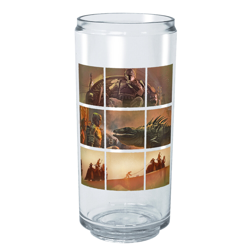 Star Wars: The Book of Boba Fett Desert Palace Panels  Adult Tritan Can Shaped Drinking Cup
